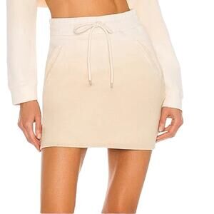 H:ours Revolve Cotton Ombre Pull On Drawstring Mini Knit Skirt Size XXS